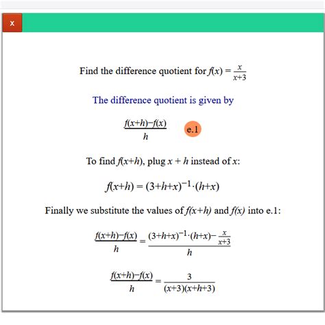 difference of quotient solver|what is the quotient 24 043 ÷ 1000.